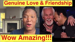 Lionel Richie & Kenny Rogers -  Lady Live //Reaction || First Time Hearing