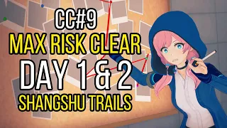 CC#9 Max Risk Clear, Day 1 & 2, Shangshu Trails | Arknights