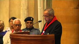 President Mukherjee presents the Rashtrapati Scout Awards for the year 2011 and 2012 (Part 2)