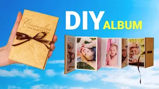 How to make FOLDING PHOTO ALBUM | Photo Album DIY