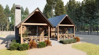 10x9m (33'x29') Top Cabin Choice for Downsizing: Cozy & Charming!