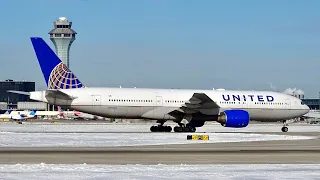 PRISTINE Winter Planespotting at Chicago O'Hare International Airport