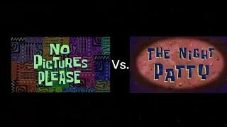 SpongeBob (No Pictures Please Vs. The Night Patty!)