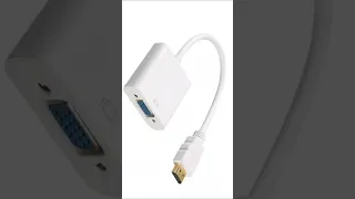 HDMI TO VGA Cnnector #connect old monitor to hdmi #hdmi adaptor #best useful converter