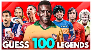 GUESS THE 100 FOOTBALL LEGENDS IN 3 SECONDS🤯 | FOOTBALL QUIZ MASTER |