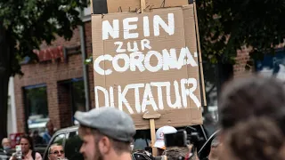 Corona-Proteste finden trotz Verbot in Berlin statt