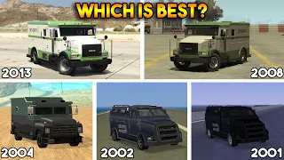 GTA : SECURICAR IN EVERY GTA (GTA 5, 4, SA, VC, 3)