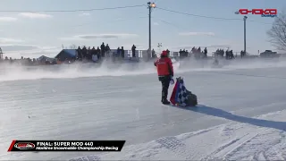 Super Mod 440 Final - Maritime Snowmobile Championship Racing - February 16, 2024