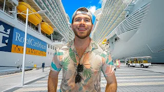 Onboard A Cruise Ship SOLO Day 2 | Allure Of The Seas | Samba Dinner & Nassau