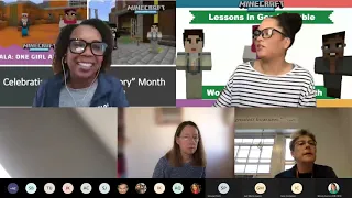 Minecraft EDU International Women's Day Lesson Jam