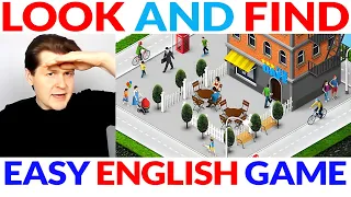 Easy English Game: Look and Find 👀👉 English Comprehensible Input Beginner Lesson | Describing People