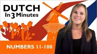 Learn Dutch - Dutch in Three Minutes - Numbers 11-100