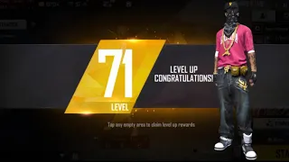 FREE FIRE LEVEL UP 71 LEVEL REWARD 😅🥳 #shorts #freefireshorts #freefire