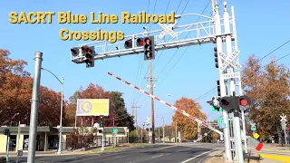 Railroad Crossings In Order - SACRT Blue Line Adition