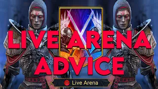 Live Arena Advices! Also Quick Arix Showcase at Live Arena! Raid: Shadow Legends