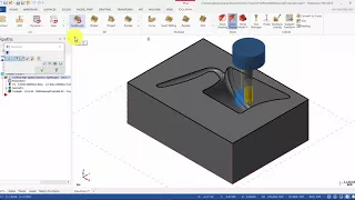 Mastercam 2018 Mill Advanced Tutorial 4 - Dynamic OptiRough