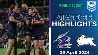 NRL 2024 | Melbourne Storm v South Sydney Rabbitohs | Match Highlights