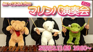 【生配信】ぬいぐるみたちのマリンバ演奏会2022