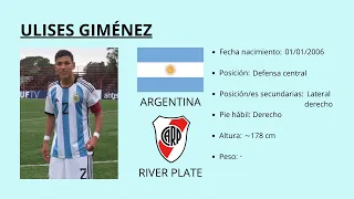 Ulises Giménez (#6) (River Plate) vs Platense | División Reserva (12/10/2022)