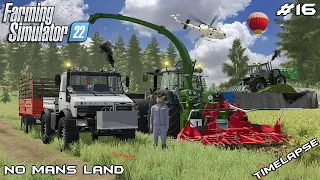 Harvesting BARLEY SILAGE with @kedex | No Mans Land - SURVIVAL | Farming Simulator 22 | Episode 16