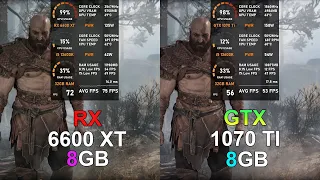 RX 6600 XT vs GTX 1070 Ti - Test in 10 Games (tested in 2023)