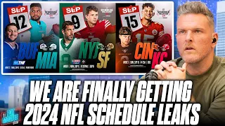 We Finally Got 2024 NFL Schedule Leaks & The Season Starts BIG | Pat McAfee Reacts