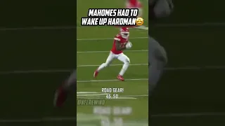 Patrick Mahomes Had To Wake Up Hardman 🤩 #nfl #shorts #chiefs