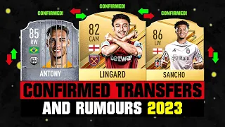 FIFA 24 | NEW CONFIRMED TRANSFERS & RUMOURS! 🤪🔥 ft. Lingard, Antony, Sancho... etc