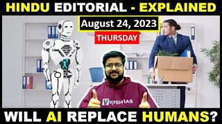 Aug 24, 2023 | HINDU EDITORIAL DAILY | THURSDAY | Hindu news paper analysis | CHANDRAYAAN 3 LANDING