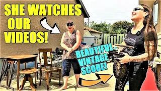 Ep496:  AMAZING VINTAGE GARAGE SALE FIND FROM A FAN!!!   🤯  Shop with me at a fan's garage sale!