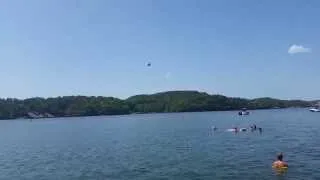 Lake of the Ozarks Shootout 2014 Great Airshow by Brian Correll Airshows 4 Touches Water