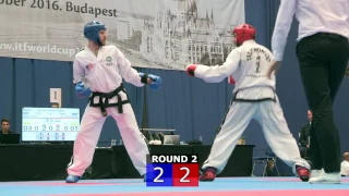 Sparring  - Advanced Senior Male  -68kg - ITF World Cup 2016 - Budapest