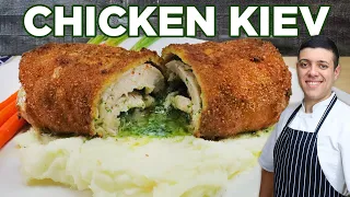 Chicken Kiev | Classic Russian Empire Dish | Garlic Butter Stuffed Chicken Breast