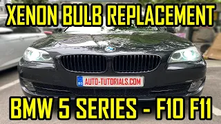 BMW F10 F11 Xenon Bulb Replacement