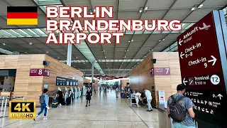 [4K] Berlin Brandenburg Airport, Germany 🇩🇪🐧 Walking Tour