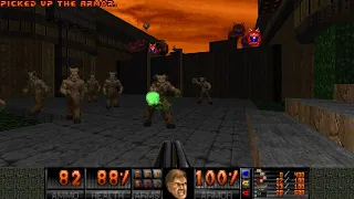 Doom 2: Alien Vendetta (Map 6: Hillside Siege): UV-Fast 100% (Authors: Lee Szymanski & Anthony Soto)