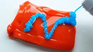 Mixing Shaving Gel And Red Slime ASMR!