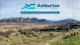 Ashburton District Council meeting for 29 June 2022