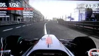 F1 2010 Gameplay - Button at Monaco