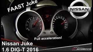 Nissan Juke 1.6 DIG-T 140 kw Full Acceleration Test!