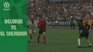 PES 2021 - Belgium vs El Salvador - world cup 1970