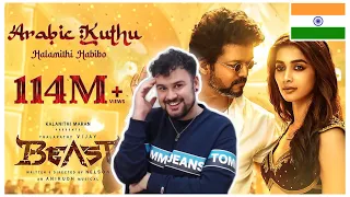 REACTION TO SOUTH-INDIAN MUSIC: Arabic Kuthu | Halamithi Habibo |Beast| Thalapathy Vijay