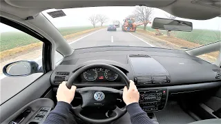 Volkswagen Sharan 1.8T 150KM Automat (2004) Walkaround POV Test Drive | 4K #82