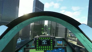 Flying a Su-57 over Moscow | MS Flight Sim