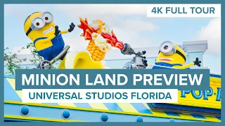 All-New Minion Land Soft Opening at Universal Studios Florida - Minion Cafe and More!