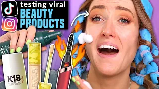 Testing Every VIRAL BEAUTY PRODUCT Instagram & TikTok MADE ME BUY