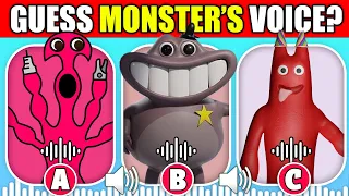 Guess The Voice! | Garten of Banban 7 Monsters | Syringeon, Sad Sheriff Toadster, Dead Banban