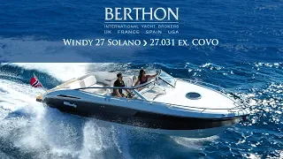 [OFF MARKET] Windy 27 Solano (27.031 ex. COVO) - Yacht for Sale - Berthon International