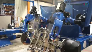 YASKAWA "robots on board" welding system