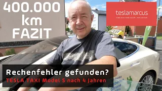 400.000 km Fazit: TESLA Taxi Model S günstiger als VW Passat Diesel - Rechenfehler gefunden?